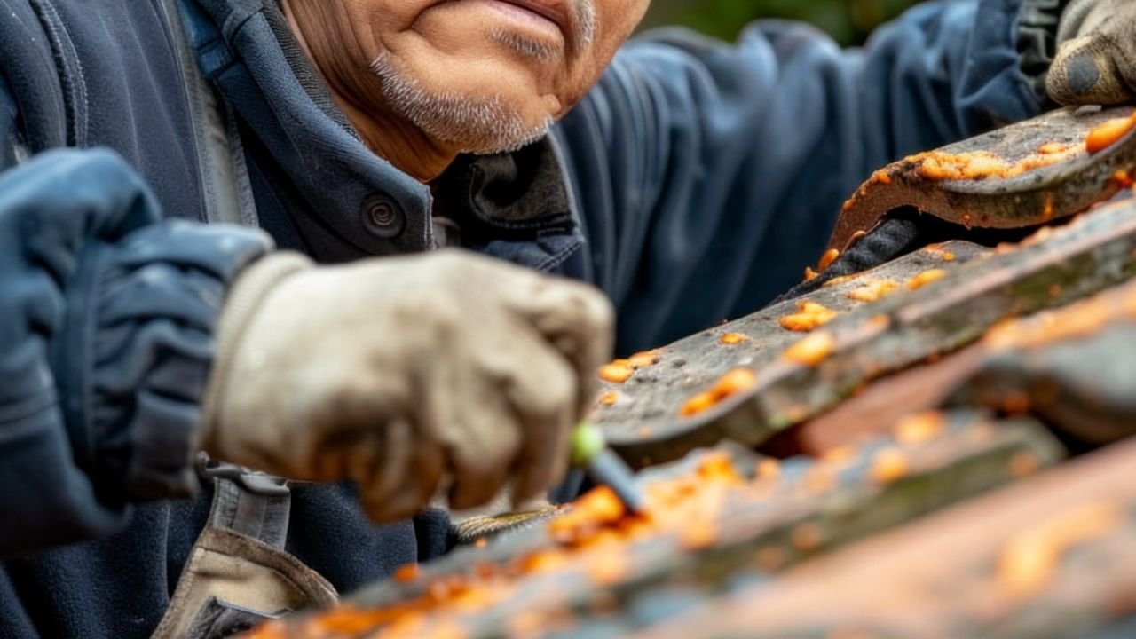 Nettoyer une toiture en tuiles